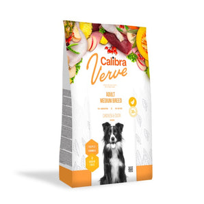Calibra Dog Verve GF Adult Medium Chicken & Duck Dry Food 12kg