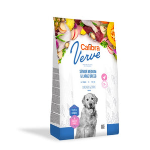 Calibra Dog Verve GF Senior Medium & Large Chicken & Duck Dry Food 12kg
