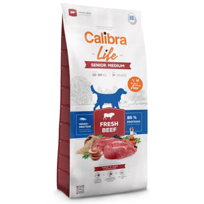 Calibra Dog Life Senior Medium Fresh Beef Dry Food 12kg